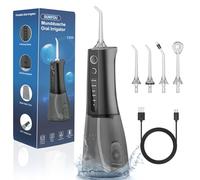 SURFOU Idropulsore Dentale Portatile Idrogetto per Pulizia Denti Professionale, Elettrico Oral Water Flosser Irrigatore Orale Doccia con Acqua Pulitore Getto, Idropulsore da Viaggio Idropulitore