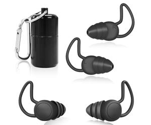 SURFOU Tappi per le orecchie per dormire sul fianco, due coppie, tappi per le orecchie per il sonno, protezione dell'udito per il sonno, per il sonno contro il russare, per adulti