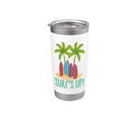 Surf's Up Beach Fun Bicchiere termico in acciaio inox doppia parete