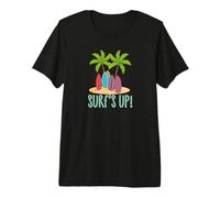 Surf's Up Beach Fun Maglietta Premium