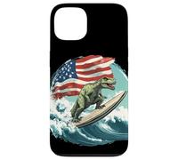 Surf's Up con il costume da dinosauro americano Custodia per iPhone 13