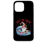 Surf's Up - Gnomo natalizio con Babbo Natale Custodia per iPhone 13 Pro Max