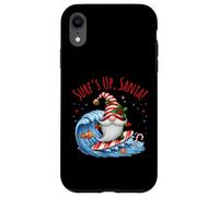 Surf's Up - Gnomo natalizio con Babbo Natale Custodia per iPhone XR