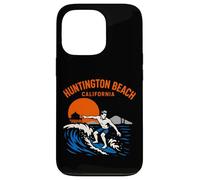 Surfs Up Huntington Beach California Retro Uomo Beach Life Custodia per iPhone 13 Pro