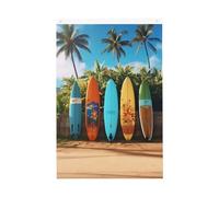 Surf'S Up Tavola da surf Benvenuto Giardino Bandiera 2x3 Ft Double Sided No Fade House Yard Bandiere Photo Sfondo Festa Banner Per Cortile Portico Prato Decorazione Esterna