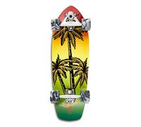 Surfskate Skateboard Carver Ghettoblaster - Cuscinetti Veloci a Sfera ABEC 11 - Tavola in Acero Canadese e Teak a 7 strati - Ideale per Pumping - Principianti Bambini e Adulti