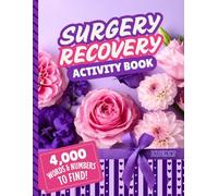 Surgery Recovery Activity Book: Word and Number Search Puzzles for Relaxation, Healing, Mental Focus | 4,000 Items to Find | Get Well Soon Gift