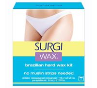 Surgi Wax BRAZILIAN WAXING KIT Microwave Hair Removal Kit For Intimate Areas