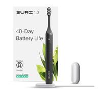 SURI Spazzolino elettrico sonico, batteria da 40 giorni, progettato in California, spazzolino elettrico per adulti, spazzolino da denti sottile da viaggio