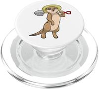 Suricato Contadino Pala Cappello PopSockets PopGrip per MagSafe