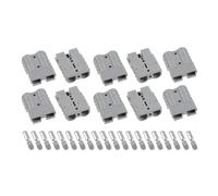 SURIEEN 10 connettori per batteria da 600 V 50 A, connettore per cavo a connessione rapida, 50 A, connettore a spina a connessione rapida per carrelli elevatori Anderson Powerpole per roulotte e