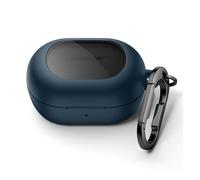 SURITCH Custodia Compatibile con Bose New QuietComfort Earbuds (2024),Bloccaggio Antishock Copertura Protettiva per Earpods con Kit di Pulizia e Carabina Anello per Chiavi(Blu)