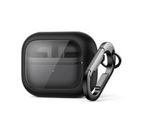 SURITCH Custodia Compatibile con Samsung Galaxy Buds 3 Pro/Buds 3 FE (2025)/Buds 3 (2024),Custodia Antishock con Blocco Magnetico con Kit di Pulizia e Carabina Anello per Chiavi（Nero）