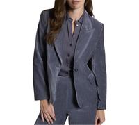 Surkana giacca blazer in velluto grigio S