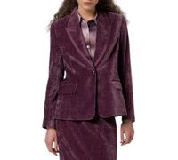 Surkana giacca blazer in velluto viola S