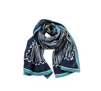 Surkana sciarpa donna in fantasia blu UNI