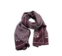 Surkana sciarpa donna in fantasia borgogna UNI