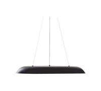 SURKO Lampadario a LED Nero Metallo