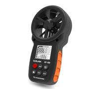 SURLABA Anemometro Digitale Esterno, Portatile Misuratore Velocità Vento con MAX/MIN/AVG Modalità, Prova Della Temperatura del Vento, LCD Backlight, Wind Meter Anemometer per Riprese Drone Windsurfing