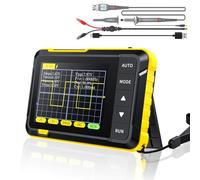 SURLABA Mini Digitale Oscilloscopio, 2,8" Tascabile Oscilloscope con Larghezza di Banda 200KHz, Frequenza di Campionamento 2,5MS/s, Modalità Automatica/Nomale/Singola per Principianti, Fai da te