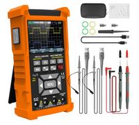 SURLABA Oscilloscopio 2 Canali, 50MHz 280MSa/s, Multimetro TRMS 6000 Conteggi, Generatore di Segnali, 13 Forme d'onda, Modalità Auto/Normale/Singola, Ideale per Casa, fai da te e Riparazioni auto