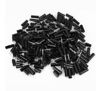 Surluoen 100Pcs / Lot 2Ml Bottiglia di Profumo in Plastica Nera con per Campioni Bottiglia di Profumo per Atomizzatore con Sprayer