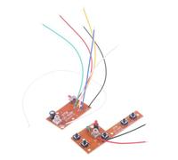 Surluoen 2 Pezzi 5CH RC 27 MHz Circuito PCB Trasmettitore e Ricevitore 20-25 M