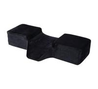 Surluoen Cuscino per Collo per Ciglia per Estensioni Ciglia Cuscino Ergonomico per Ciglia Cuscino per Letto In Memory Foam per Ciglia + Tasca Laterale Curva Ergonomica Nero
