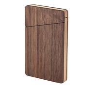 Surluoen Portatile Porta Biglietti da Visita nel Legno per Uomini e Donne Porta Biglietti da Visita Portatile nel Legno di Noce