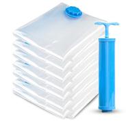 Surluoen Sacchetti Sottovuoto, L'Imballaggio Sottovuoto Consente di Risparmiare Spazio, per Biancheria da Letto, Vestiti, da Viaggio, Camera da Letto, 70x100 cm