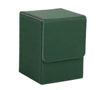Surluoen Scatola Porta Carte Scatola Porta Carte con Maniche Scatola da Gioco per Carte Yugioh Raccoglitori: 100 +, Verde