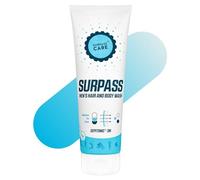 SURPASS Bagnoschiuma Post-Sportivo per Uomo - Arricchito con Magnesio - Idrata e Migliora la Texture Della Pelle - Accelera il Recupero Dopo un Allenamento Intenso - 250ml