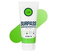 SURPASS Gel per Il Recupero del Magnesio 200ml - Magnesio Zechstein Potenziato con Sepitonic 3M - Gambe Irrequiete, Crampi Muscolari, Sollievo Articolare e Sonno - Effetto Rinfrescante Al Mentolo