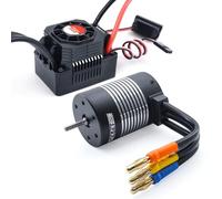 Surpass Hobby Impermeabile K3650 3900KV Motore Brushless Albero 3.175mm con 60A Brushless ESC Elettrico Regolatore di Velocità Combo Set per 1/10 Telecomando Auto Camion
