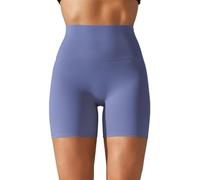 Surpasson - Pantaloncini aderenti senza cuciture, a vita alta, per sollevare il sedere e controllare la pancia, non si arrotola, più snelli, per donne, 31, S