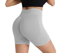 Surpasson - Pantaloncini aderenti senza cuciture, a vita alta, per sollevare il sedere e controllare la pancia, non si arrotola, più snelli, per donne, O, M