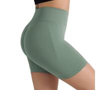 Surpasson - Pantaloncini aderenti senza cuciture, a vita alta, per sollevare il sedere e controllare la pancia, non si arrotola, più snelli, per donne, A, L