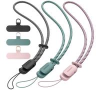 SURPHY 3 Pezzi Corto Cordino per Cellulare,Patch Universale*3