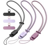 SURPHY 3 Pezzi Corto Cordino per Cellulare,Patch Universale*3
