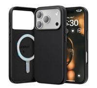 SURPHY Cover Magnetica per iPhone 17 Pro 6,3 Pollici,Custodia in Pelle PU per iPhone 17 Pro,Sottile Cover Antiurto con Protettiva Case,Ultra-sottile,Elevata Ricarica Wireless,Nero