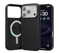 SURPHY Cover Magnetica per iPhone 17 Pro Max 6,9 Pollici,Custodia in Pelle PU per iPhone 17 Pro Max, Sottile Cover Antiurto con Protettiva Case,Ultra-sottile,Elevata Ricarica Wireless,Nero