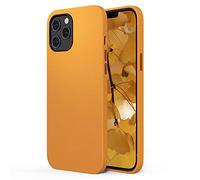 SURPHY Custodia in pelle compatibile con iPhone 12 Pro Max 6,7 Pollice Premium PU Pelle Resistente a Graffi Cover per iPhone 12 Pro Max 6,7 Pollici 2020 (Giallo)