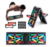 Surplex 12 in 1 Body Building Push Up Board pieghevole, supporto per allenamento muscolare, attrezzatura fitness per allenamento push up, supporto multifunzione per esercizi in palestra a casa