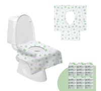 Surplex 40 copri WC usa e getta, rivestimento universale per WC, copri WC di grandi dimensioni, tappetino per WC per viaggi e servizi pubblici, confezionati singolarmente