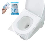 Surplex 50 PZ Copriwater Usa e Getta, Copertura Igienica Monouso per WC Viaggio per bambini, donne incinta, campeggio, Antibatterico Dimensione Universale, impermeabile, tascabile, Pacchetto Singolo