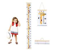 Surplex Grafico Altezza Bambini, Parete Metro PatternRighello Rimovibile Altezza Misurazione Righello per Decorazione la Camera da Letto dei Bambino Nursery Ragazzi e Ragazze In Legno