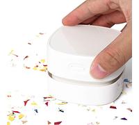 Surplex Mini Aspirapolvere per Desktop, da Tavolo Ricaricabile Senza Fili, Aspiratore Portatili, Sweeper per Trucioli di Matita e di Gomma, Coriandoli, Tastiera, Scrivania, Auto