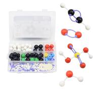 Surplex Set di 136 modelli molecolari di chimica organica chimica scientifica atomica modelli molecolari sinistra kit di insegnamento strutture inorganiche Atom Link Model per insegnanti studenti