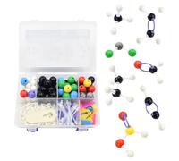 Surplex Set di 208 modelli molecolari di chimica organica chimica scientifica atomica modelli molecolari sinistra kit di insegnamento strutture inorganiche Atom Link Model per insegnanti studenti