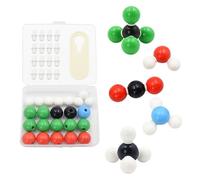 Surplex Set di 40 modelli molecolari di chimica organica chimica scientifica atomica modelli molecolari sinistra kit di insegnamento strutture inorganiche Atom Link Model per insegnanti studenti